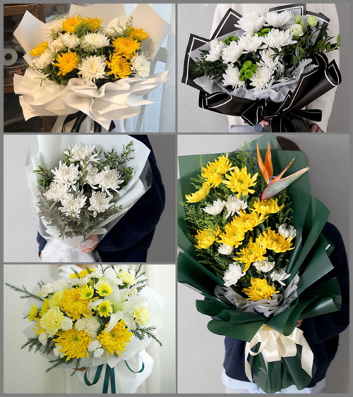 江西赣州章贡区水西镇横江村白事花束代送